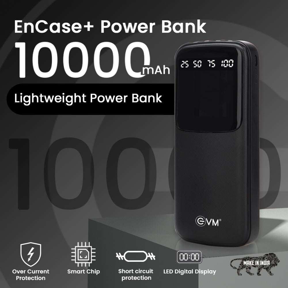 Personalized 10000mAh Power Bank - For Corporate Gifting, Event Gifting, Freebies, Promotions - EnCase Plus P0108