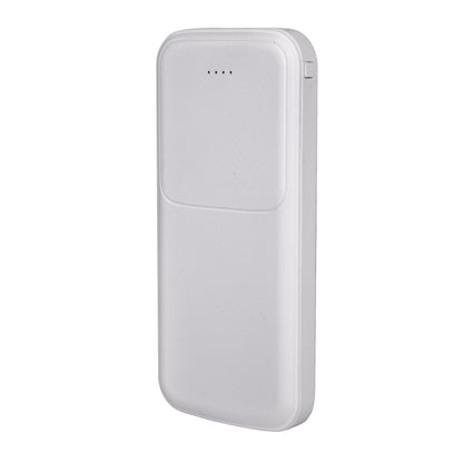 Personalized White 10000mAh Power Bank - For Corporate Gifting, Event Gifting, Freebies, Promotions - EnCharge Pro HK1219