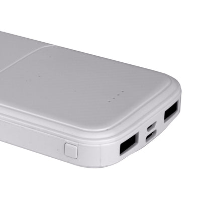 Personalized White 10000mAh Power Bank - For Corporate Gifting, Event Gifting, Freebies, Promotions - EnCharge Pro HK1219