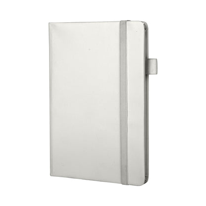 Personalized Logo Printed A5 Classic White Corporate Diary - Notebook with Italian PU Cover - For Office Use, Personal Use, or Corporate Gifting