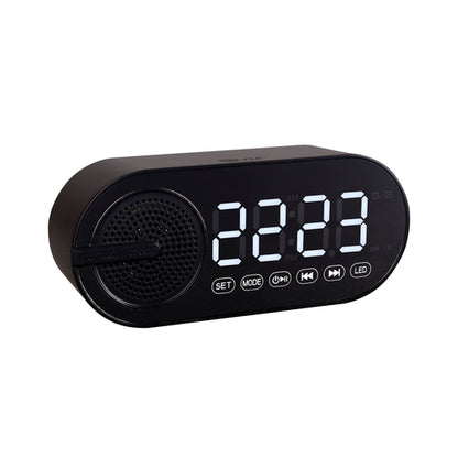 Personalized EVM Enclock Black Bluetooth Speaker With LED Clock - For Office Use, Personal Use, or Corporate Gifting  HK2519