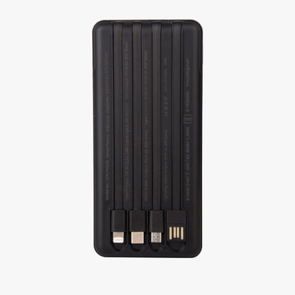 Personalized Black 10000mAh Power Bank - For Corporate Gifting, Event Gifting, Freebies, Promotions - Enbound HK-424