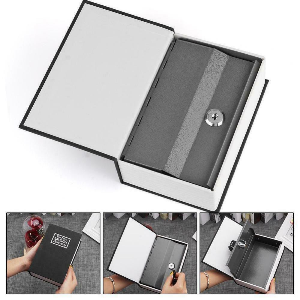 Book Safe Locker - Size: 180x115x55mm - For Hiding Cash, Credit Cards, Important Documents, Jewelry - Use as Return Gift, Corporate Gifting, Home Use-JA-KBS801