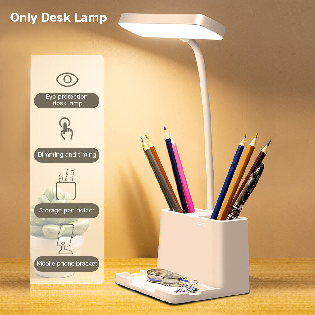 Personalized 4in1 Desk Lamp With Stationery Holder - for Promotions, Event Freebies or Giveaway, Corporate Gifting, Exhibition Gifting, Festival Gifting - LO-GL15
