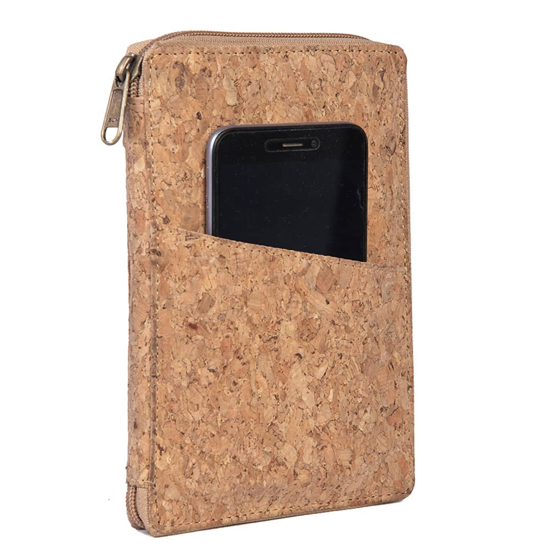 Eco-Friendly Cork Passport Holder - Gifts for Travelers, Travel Companies, Personal or Corporate Gifting BGS20