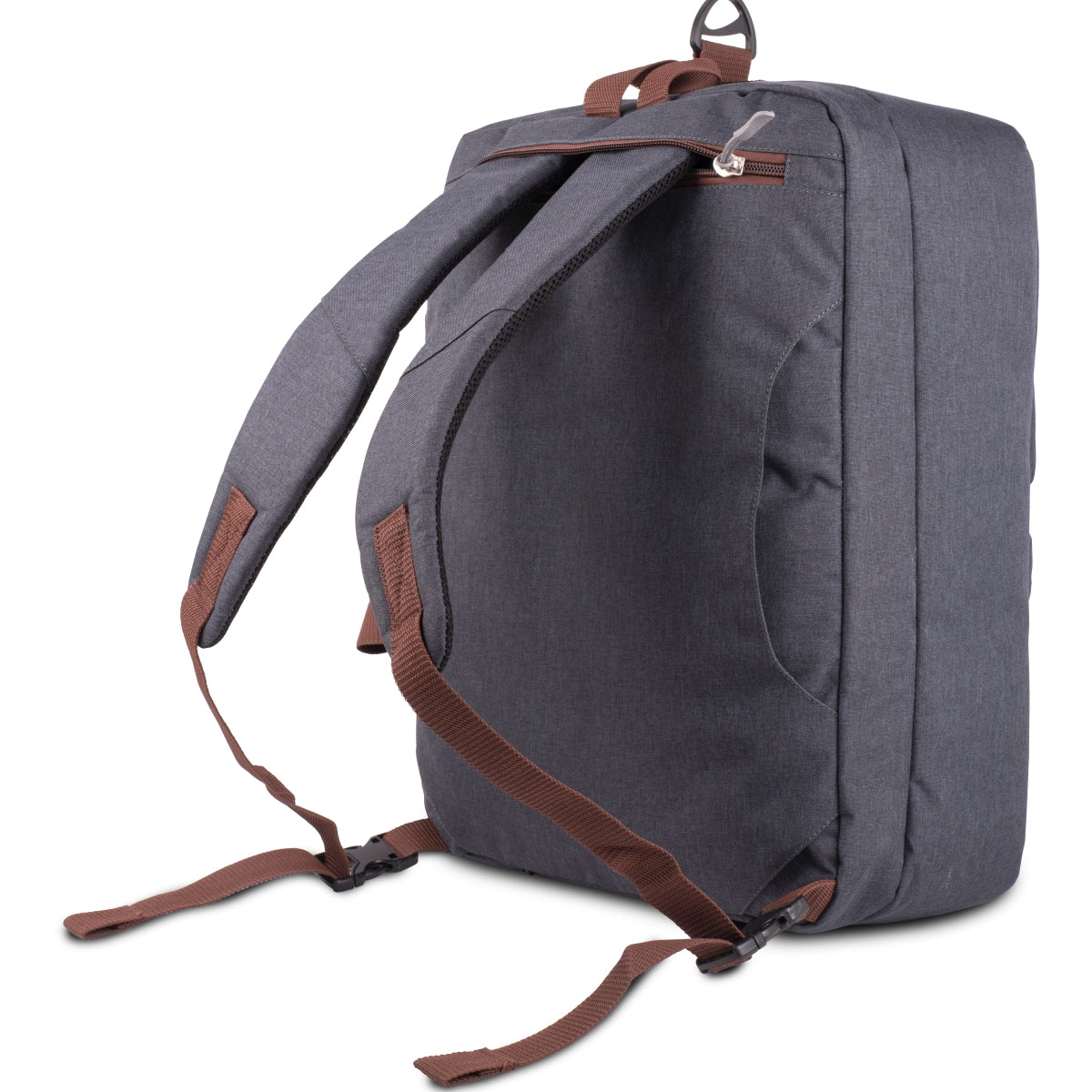 2in1 Gray Laptop Sling cum Backpack - For Employees, Travelers, Corporate, Client or Dealer Gifting, Events Promotional Freebies BGS41