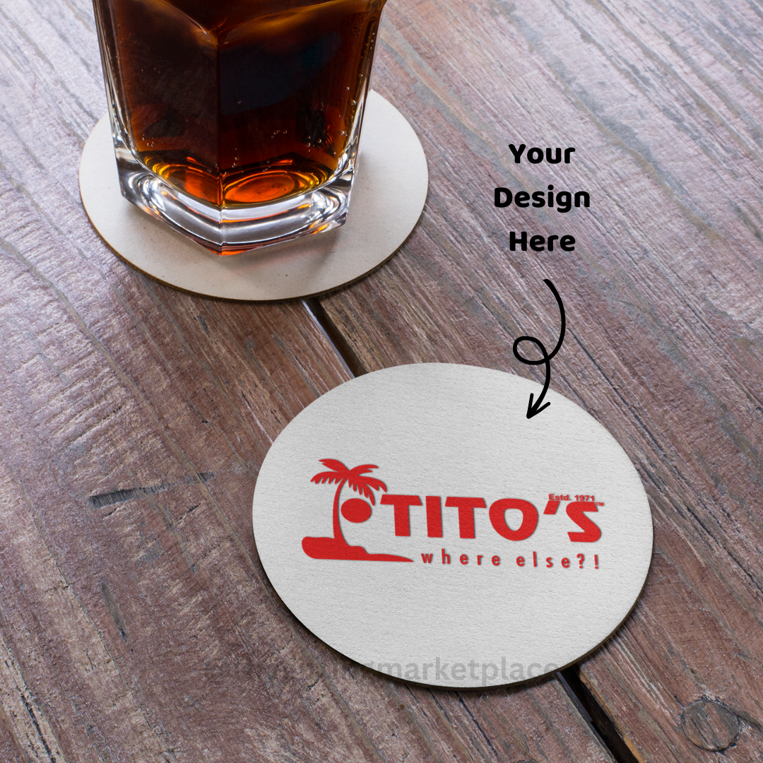 Personalized Round Coaster - For Return Gift, Corporate Gifting, Office or Personal Use