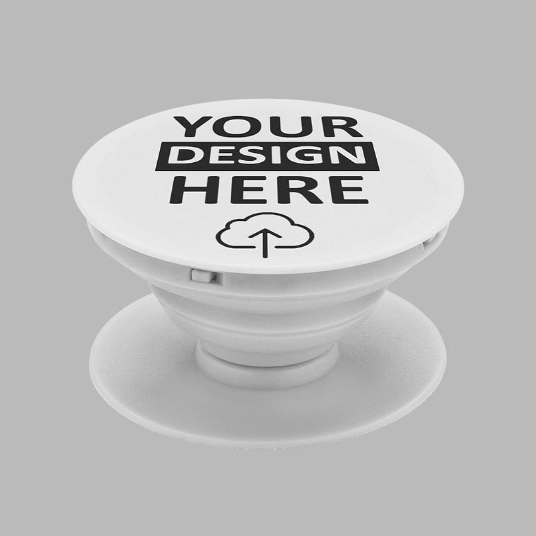 White Personalized Pop Socket The Gifting Marketplace